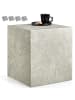 tectake Beistelltisch Inkl. Bodenschoner, Belastbarkeit 45 kg, 45 x 45 x 50 cm