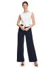 Vera Mont Jumpsuit mit weitem Bein in Dark Blue/Cream