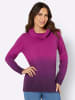 Sieh an! Rollkragenpullover in magenta-traube