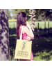 Mr. & Mrs. Panda Schultertasche Hase Blume mit Spruch in Gelb Pastell
