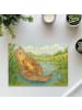 Mr. & Mrs. Panda Puzzle Otter Kind Design ohne Spruch in Weiß