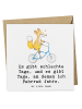 Mr. & Mrs. Panda Einladungskarte Fuchs Fahrrad fahren mit Spruch in Weiß
