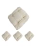 MCW 4er-Set Sitzkissen Milano, Creme