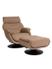 MCW Relaxsessel K99 mit Hocker, Taupe