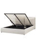 Beliani Doppelbett BAJONNA in Beige - (W) 184 x (H) 102 x (L) 235 cm