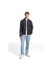 TOM TAILOR Denim Langarmhemd in urban medium grey
