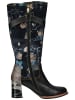 LAURA VITA Stiefel in Schwarz Kombi