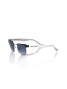 Frankie Morello Schwarz Metallic Faser Herren Sonnenbrille