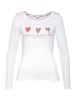 Kangaroos Longsleeve in weiß