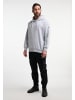 DreiMaster Vintage Herren Kapuzensweater in Hellgrau Melange
