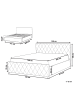 Beliani Doppelbett ROCHEFORT in Rosa - (W) 150 x (H) 99 x (L) 214 cm