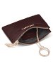 Lazarotti Bologna Leather Schlüsseletui Leder 11,5 cm mit Air Tag Fach in burgundy