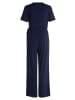 CARTOON Jumpsuit mit Bindegürtel in Dunkelblau
