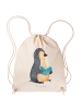 Mr. & Mrs. Panda zugbeutel Pinguin Buch ohne Spruch in Creme