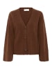 My Essential Wardrobe Strickjacke HuxiMW Tight fit in Tobacco Brown