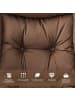 COSTWAY Sessel gepolstert Relaxsessel in Braun