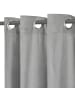 home24 Ösenvorhang Tamas in Grau