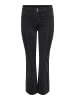 ONLY Carmakoma Flared fit jeans in Washed Black