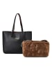 Replay Shopper Tasche Leder 36 cm black
