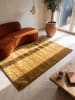 KADIMA DESIGN Hochflorteppich Uni Antirutsch weich wohnlich Wohnzimmer Schlafzimmer in Gold