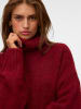 Vero Moda Strickpullover in Biking Red
