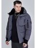 SikSilk Winterjacke Hooded in Grey