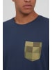 BLEND T-Shirt BHAmilo in Mittelblau