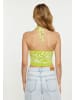 myMo Damen Cropp-Top in WOLLWEISS LIMETTE