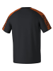 erima T-Shirt in schwarz/orange