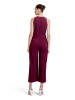 Vera Mont Jumpsuit mit Bindegürtel in Wild Ruby