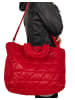 JILANI Lederjacke Lederhandtasche Shopper Lammnappa in Rot