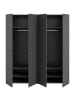 ebuy24 Kleiderschrank Darwin Anthrazit 160 x 51 cm