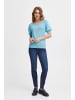 Fransa 3/4 Arm-Pullover in blau