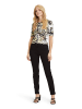 Betty Barclay Basic Shirt mit Print in Black Khaki