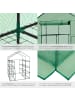 tectake Foliengewächshaus mit quadratischer Grundfläche