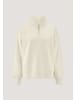 Hessnatur Hessnatur Troyer-Sweatshirt Oversize aus Bio-Baumwolle mit recycelter Baumwolle in natur