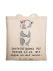 Mr. & Mrs. Panda Shopping Tasche Sekretärin Geheimnisträgerin mi... in Creme
