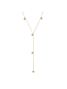 Noelani Y-Collier Silber 925, rhodiniert in Gold