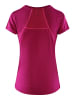 Tom Tailor T-Shirt Alin in Fuchsia Melange