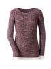 WITT WEIDEN Pullover in bordeaux-gemustert