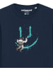 wat? Apparel Sweatshirt Graffiti Astronaut in Dunkelblau