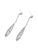 faina Women Dangle Earrings in Silver White