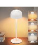 ZMH Tischleuchte LED in weiß Touch Dimmbar Tragbare Kabellos