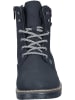 rieker Schnürstiefeletten in schwarz/nuss/schwarz
