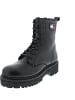 TOMMY JEANS Urban Boot Tumbled Schnürstiefel Schwarz