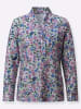 WITT WEIDEN Winter-Shirt in hellgrau-orchidee-bedruckt