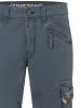 Timezone Cargohose Regular Fit Cargotaschen Knöchellang Zip-Fly in Blau