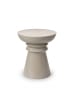 relaxdays Beistelltisch in Beige - (H)45 x (Ø)38 cm