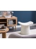 Beliani Pouf RIDDLE in Weiß - (W) 57 x (H) 46 x (L) 38 cm