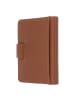 Golden Head Polo Kreditkartenetui RFID Schutz Leder 8 cm in cognac